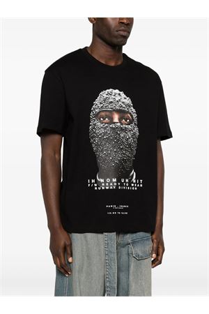 T-shirt Mask Edition in cotone nero IH NOM UH NIT | NUS26247009